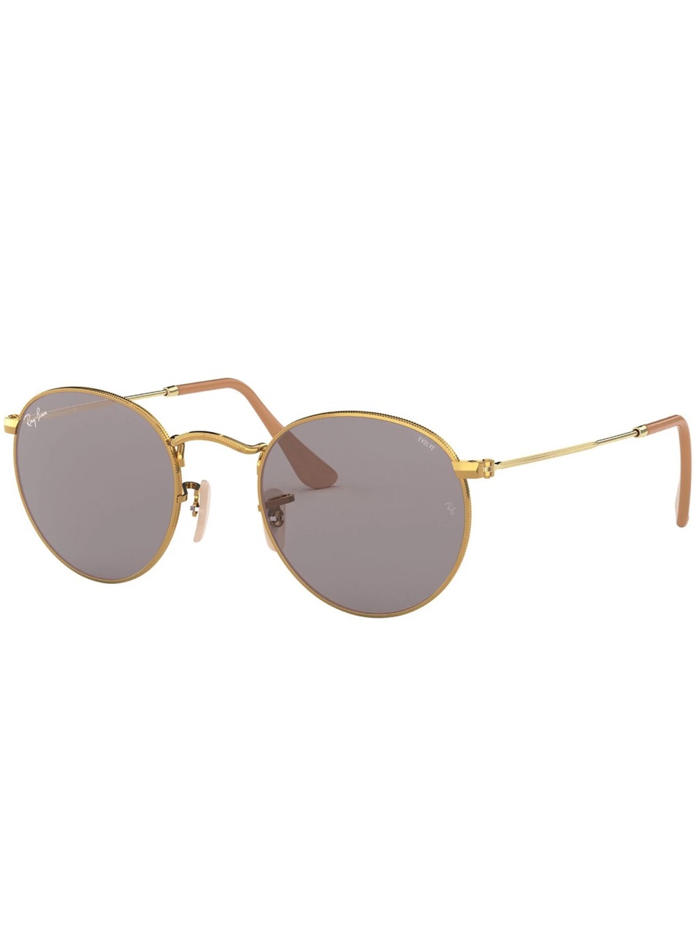 Ray-Ban Round Washed Evolve RB3447 gold / grey